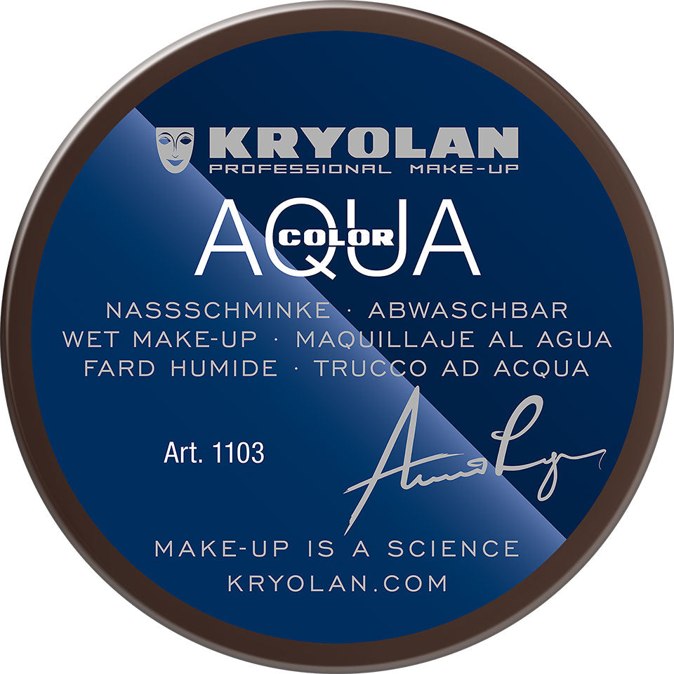 KRYOLAN Aquacolor 101 – Kompaktschminke für Gesicht und Körpe, 55ml
