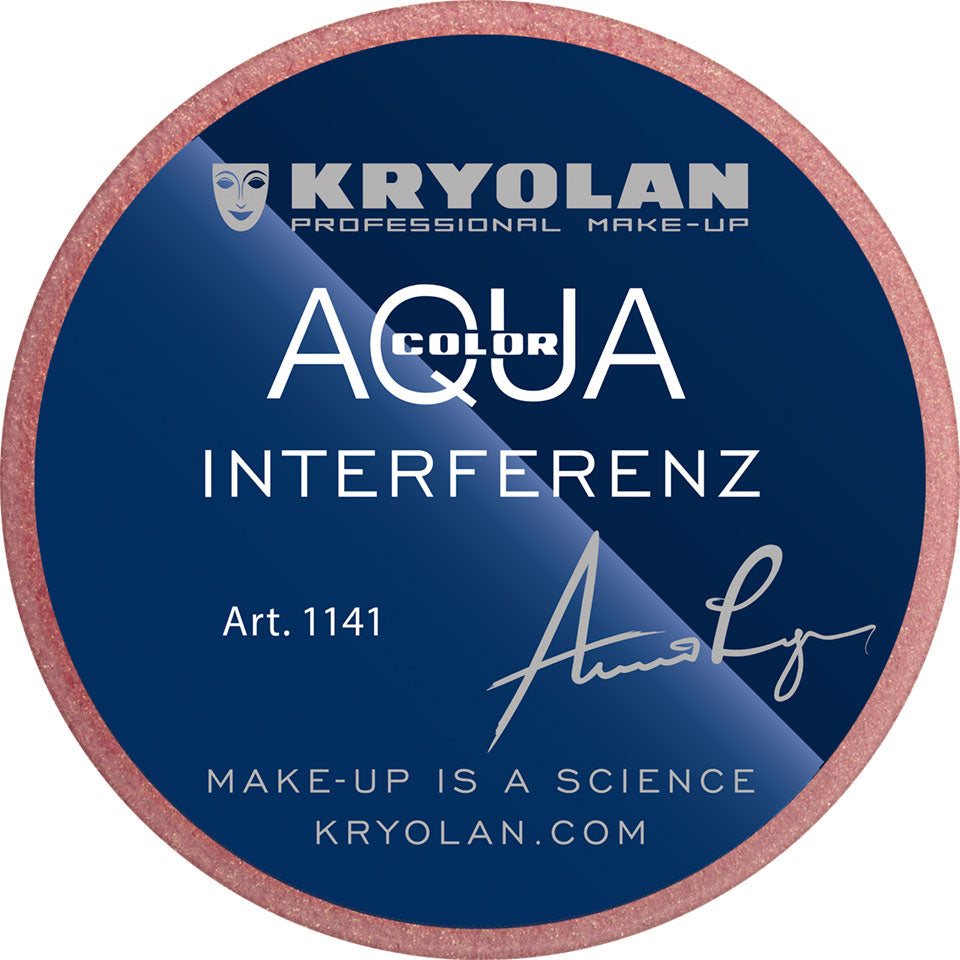 KRYOLAN Aquacolor Interferenz RY – Perlglanz Schminkfarbe, 8ml