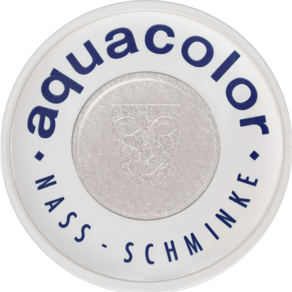 KRYOLAN Aquacolor Interferenz silver G – Perlglanz Schminkfarbe, 30ml