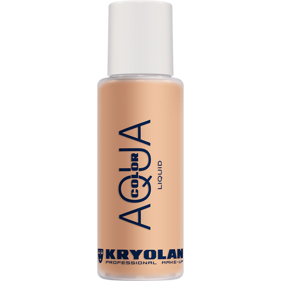 KRYOLAN Aquacolor Liquid 6 W – Flüssige Face- & Bodyfarbe, 150ml, Flasche