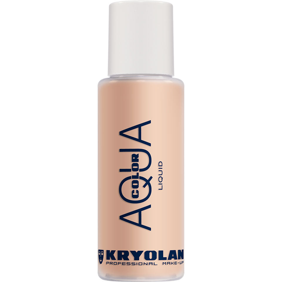 KRYOLAN Aquacolor Liquid alabaster – Flüssige Face- & Bodyfarbe, 150ml, Flasche