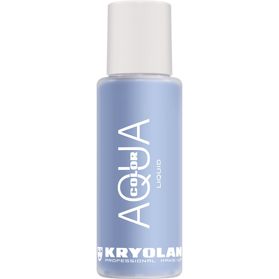 KRYOLAN Aquacolor Liquid blue 1 – Flüssige Face- & Bodyfarbe, 150ml, Flasche