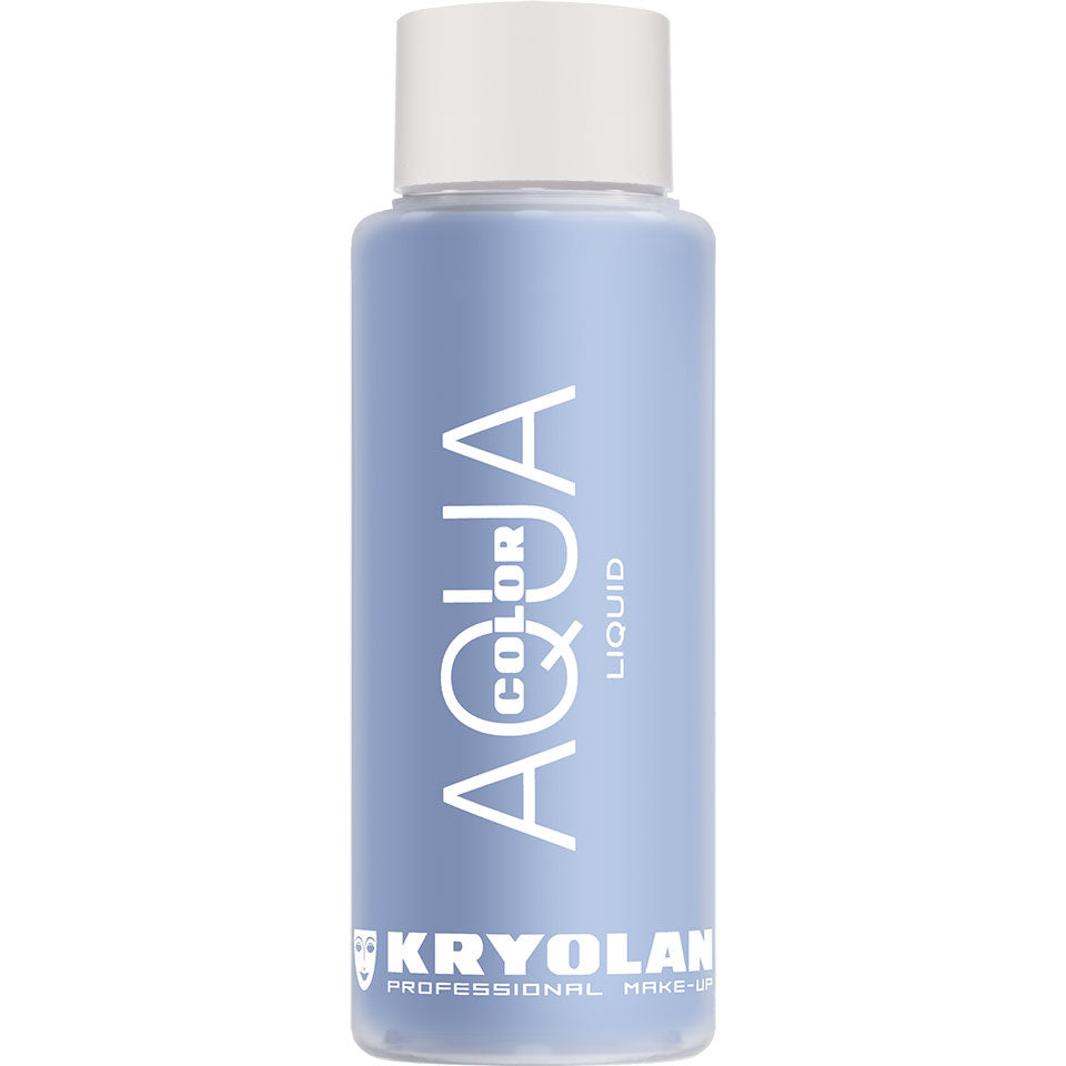 KRYOLAN Aquacolor Liquid blue 1 – Farbintensive Fluidfarbe, 30ml, Flasche