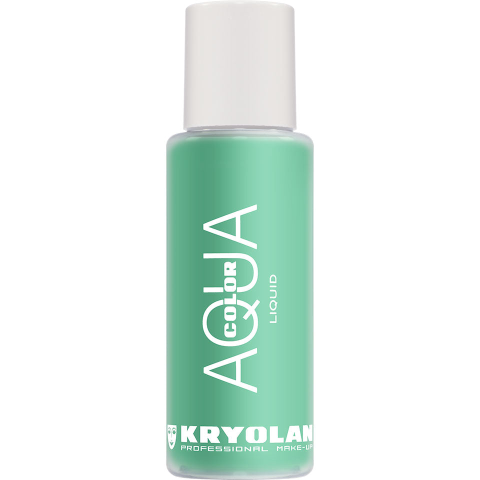 KRYOLAN Aquacolor Liquid green 42 – Flüssige Face- & Bodyfarbe, 150ml, Flasche