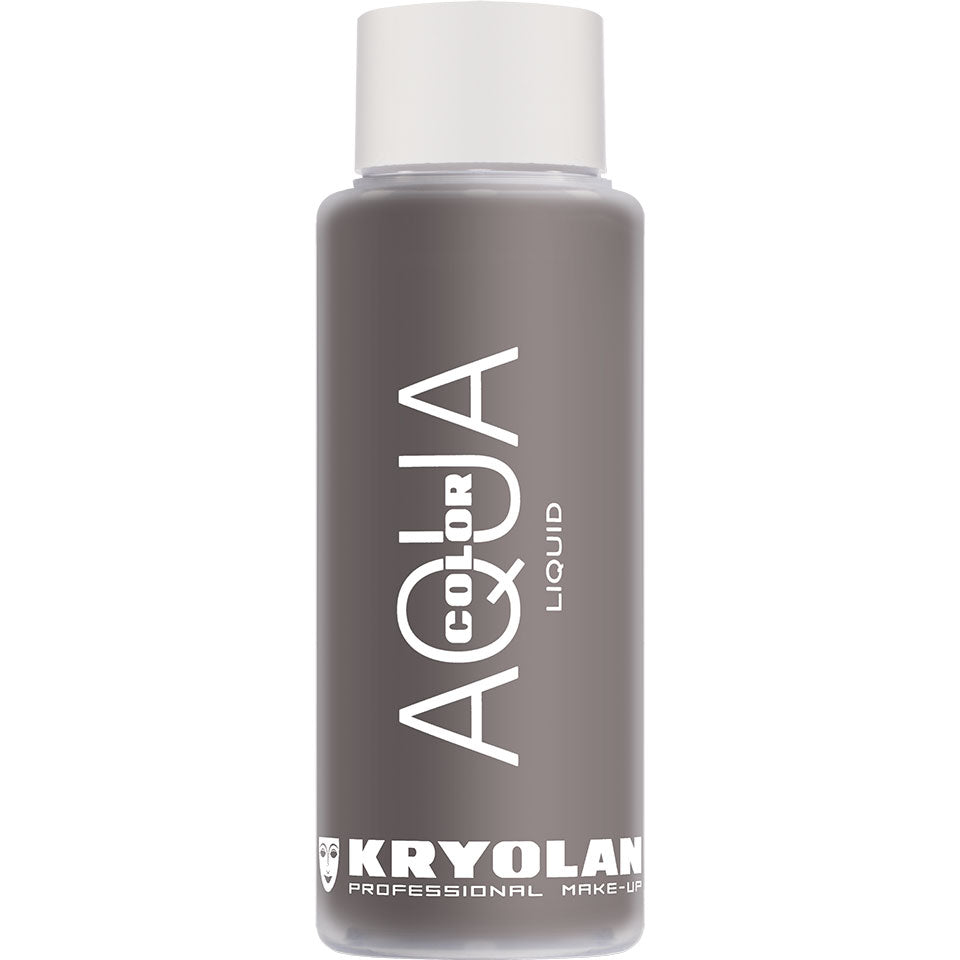 KRYOLAN Aquacolor Liquid grey – Farbintensive Fluidfarbe, 30ml, Flasche