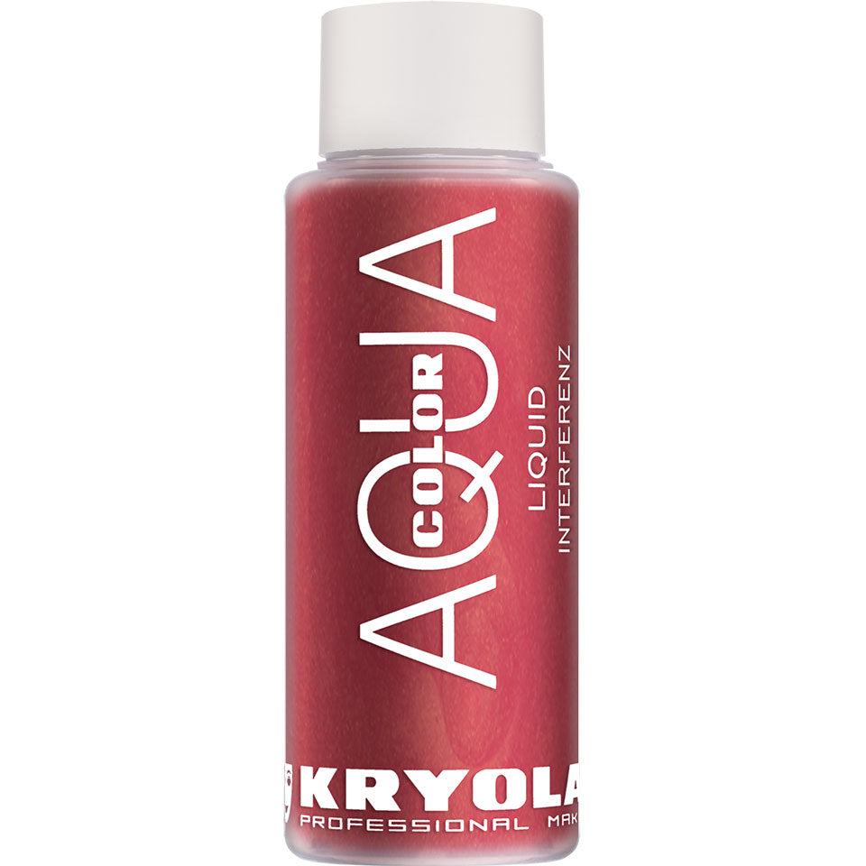 KRYOLAN Aquacolor Liquid Interferenz RY – flüssiges Perlglanz-Make-up, 30ml, Flasche