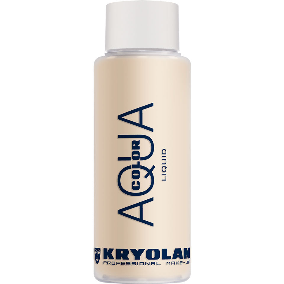 KRYOLAN Aquacolor Liquid ivory – Farbintensive Fluidfarbe, 30ml, Flasche