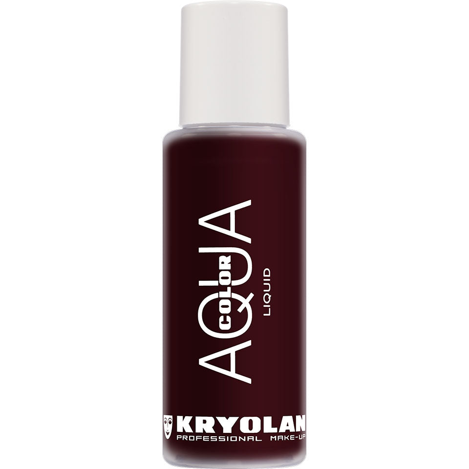 KRYOLAN Aquacolor Liquid lake-altrot – Flüssige Face- & Bodyfarbe, 150ml, Flasche