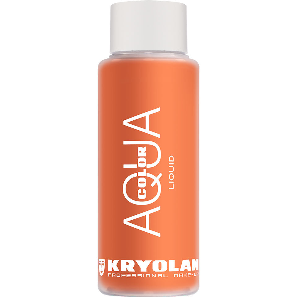 KRYOLAN Aquacolor Liquid mandarin – Farbintensive Fluidfarbe, 30ml, Flasche
