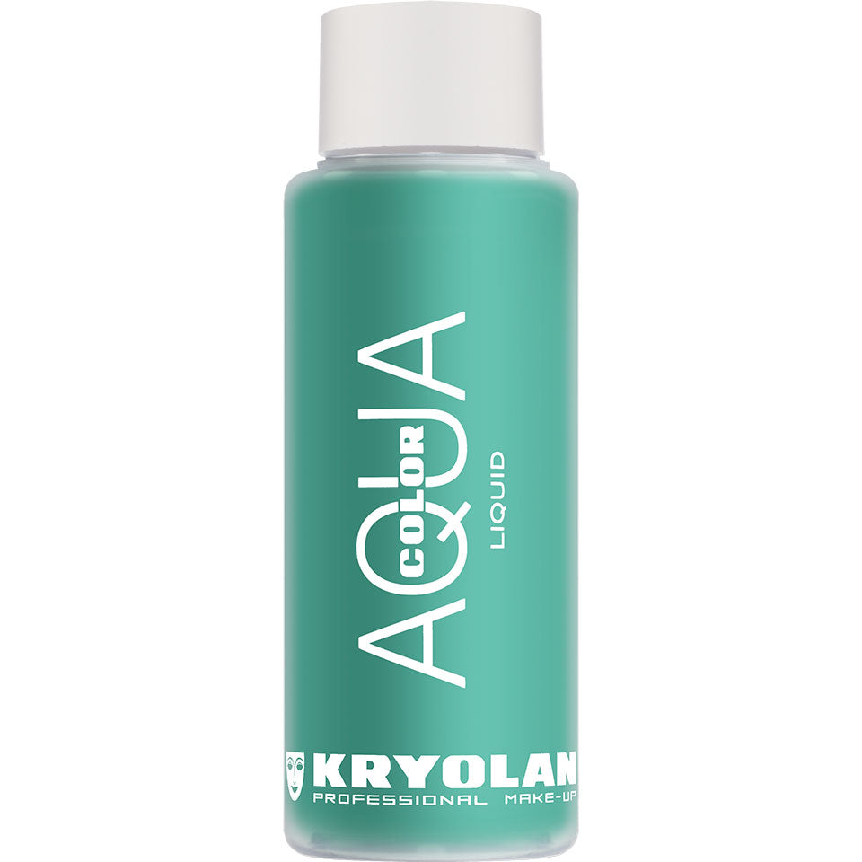 KRYOLAN Aquacolor Liquid turquoise – Farbintensive Fluidfarbe, 30ml, Flasche