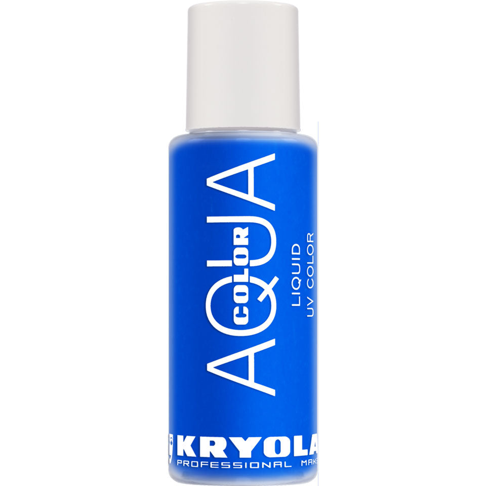 KRYOLAN Aquacolor Liquid UV Color blue – Flüssige UV-Farbe, 150ml