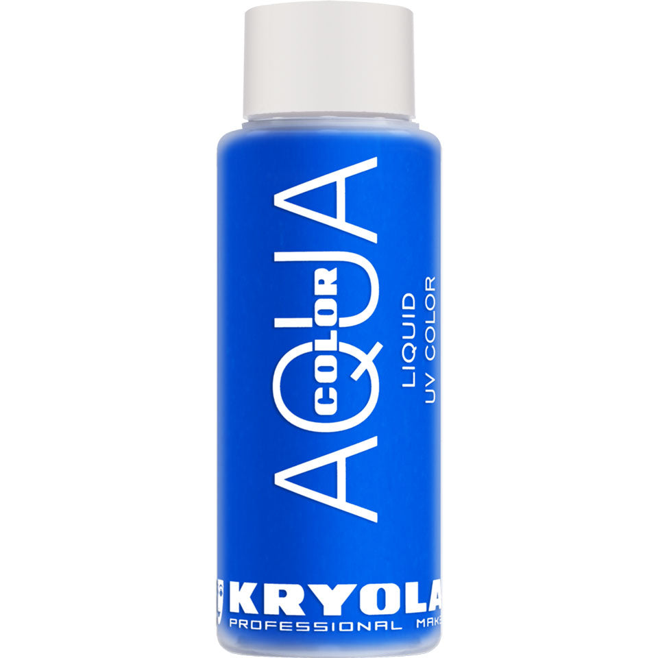 KRYOLAN Aquacolor Liquid UV Color blue – Flüssige UV-Farbe, 30ml