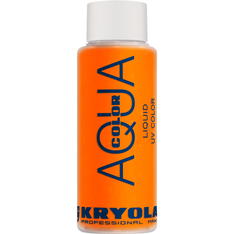 KRYOLAN Aquacolor Liquid UV Color orange – Flüssige UV-Farbe, 30ml