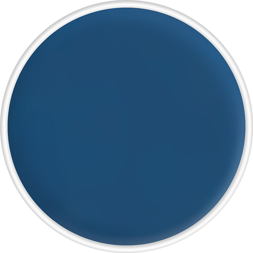 KRYOLAN Aquacolor Nachfüller blue 10 – Kompaktschminke für Gesicht & Körper, 4ml