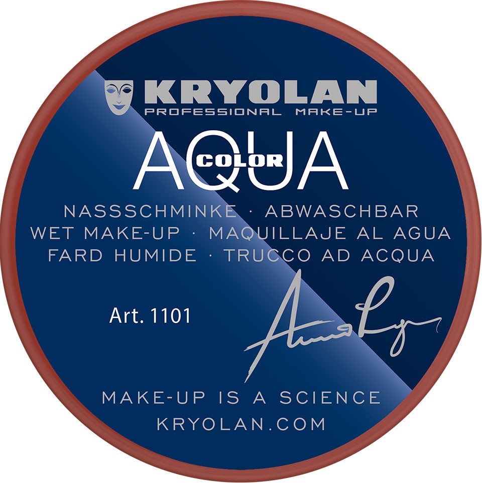 KRYOLAN Aquacolor shading-red – Profi-Kompaktschminke für Gesicht & Körper, 8ml
