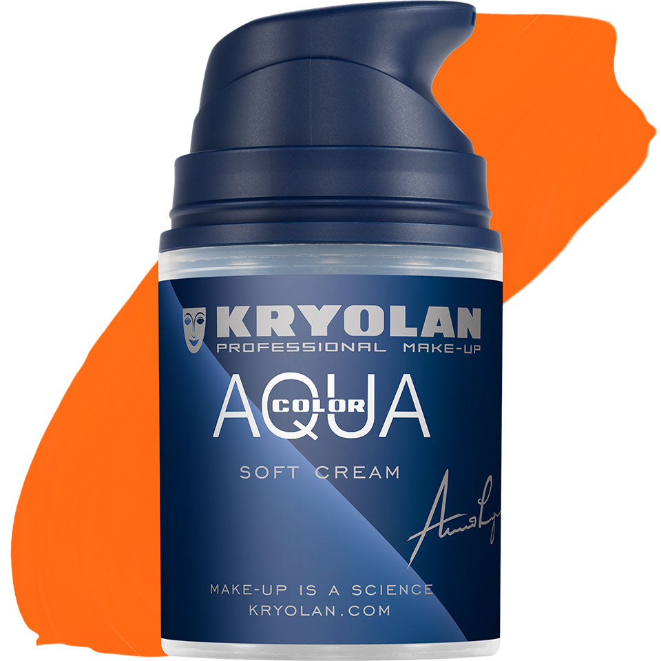 KRYOLAN Aquacolor Soft Cream 032 – Liquid Face & Bodypaint, 50ml, Pumpspender
