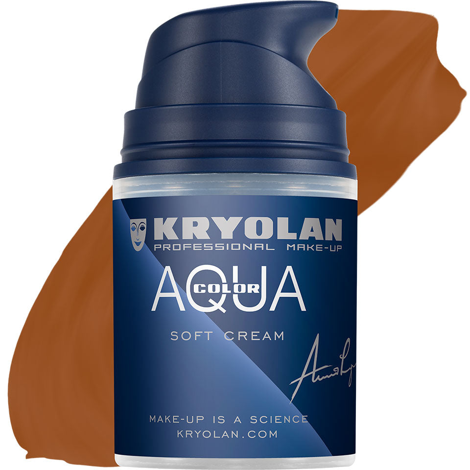 KRYOLAN Aquacolor Soft Cream 11W – Liquid Face & Bodypaint, 50ml, Pumpspender