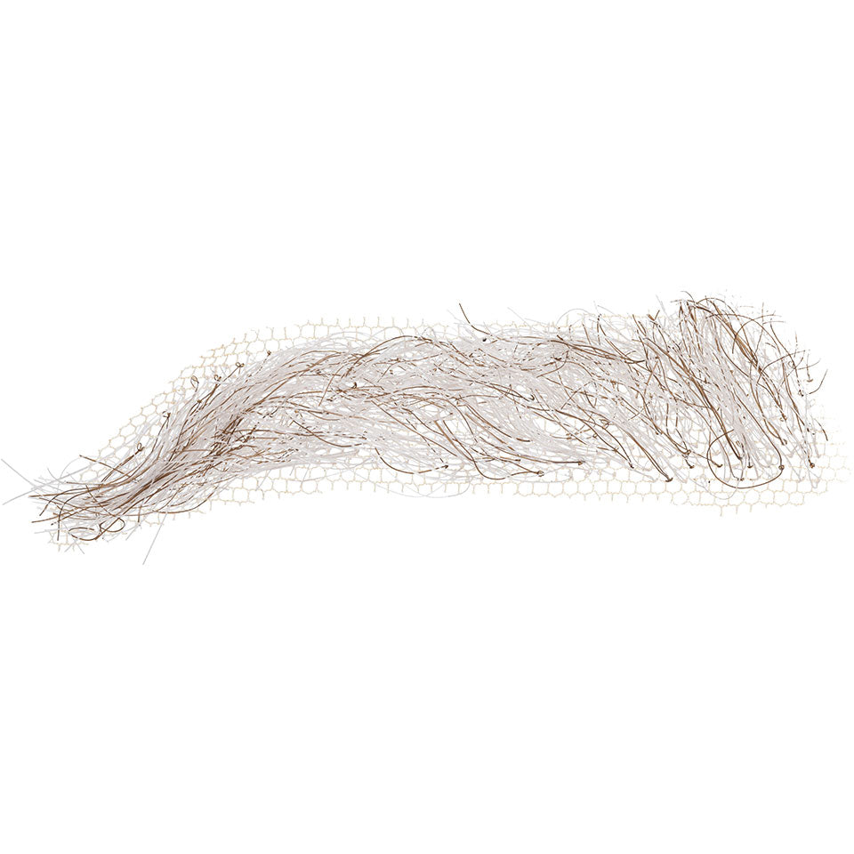 KRYOLAN Augenbrauen # 3 grey – handgeknüpfte Brauen aus Synthetikhaar, 1Paar