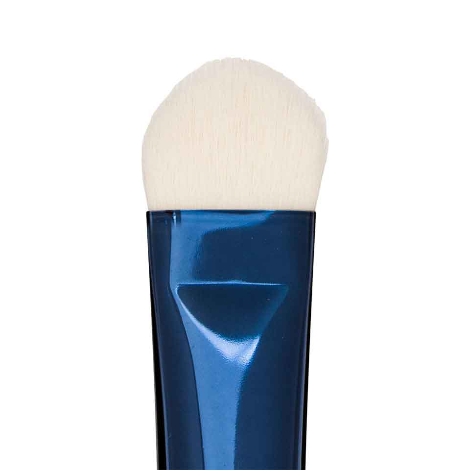 KRYOLAN Blue Master Precision Blending Brush, 1stk, Detailansicht Pinselkopf