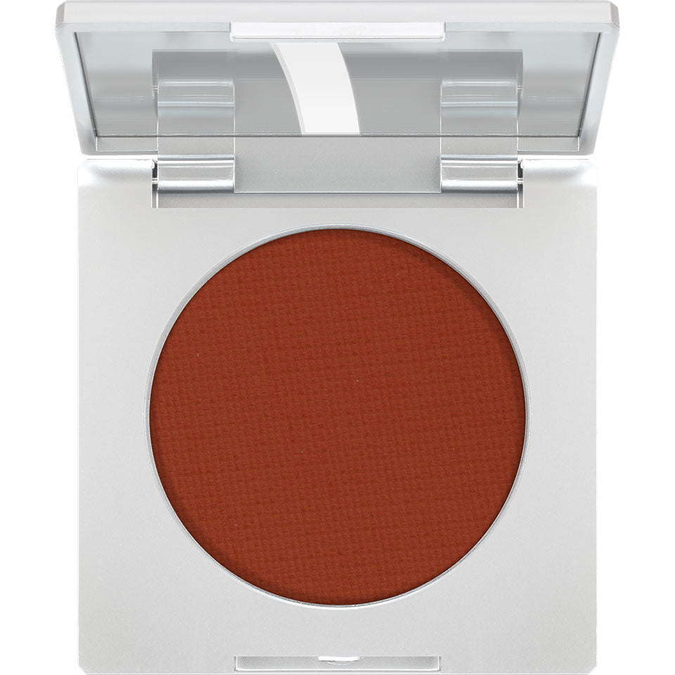 KRYOLAN Blusher shading brown – hochpigmentierter gepresster Puderlidschatten, 2,5g, Dose offen