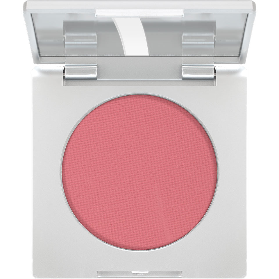 KRYOLAN Blusher T0 – hochpigmentierter gepresster Puderlidschatten, 2,5g, Dose offen