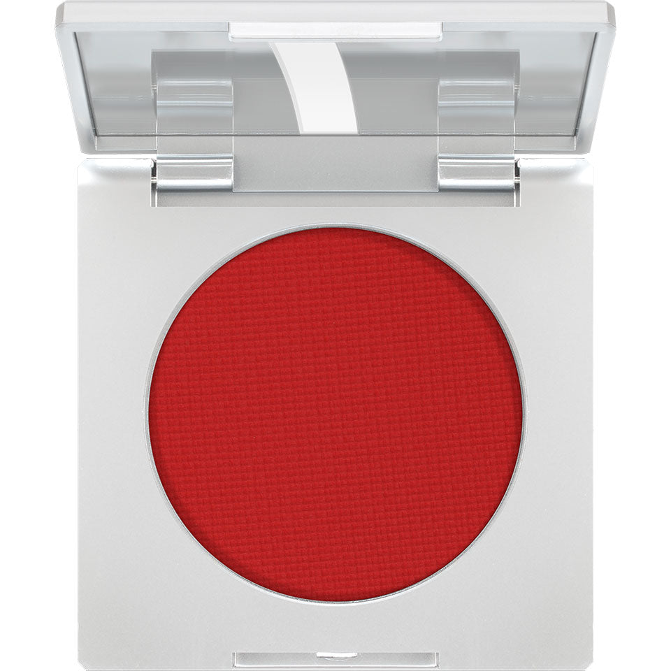 KRYOLAN Blusher youth red – hochpigmentierter gepresster Puderlidschatten, 2,5g, Dose offen