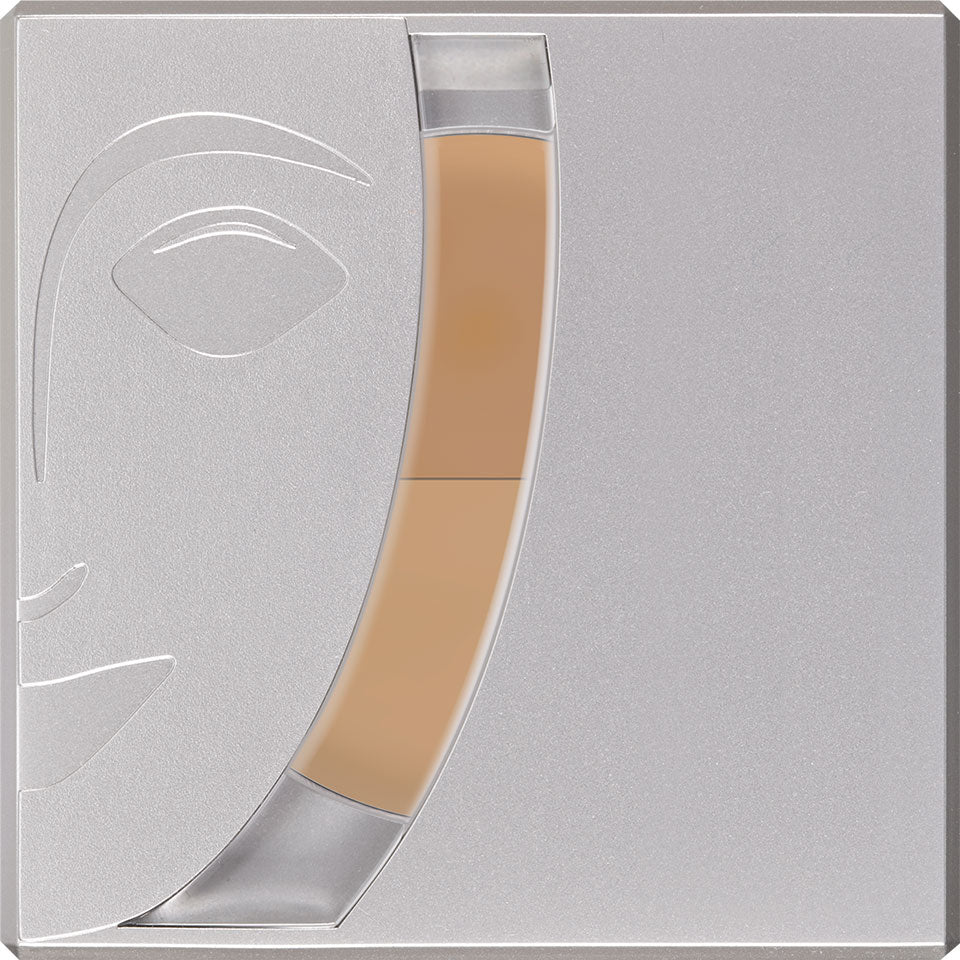 KRYOLAN Concealer Cube 1 – Hochpigmentierter 2-in-1 Concealer mit Fixierpuder, 7,5g
