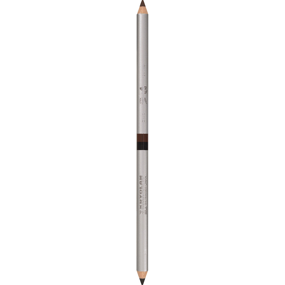 KRYOLAN Contour Pencil 2-farbig schwarz-braun – für Gesicht und Körper, 17,5cm