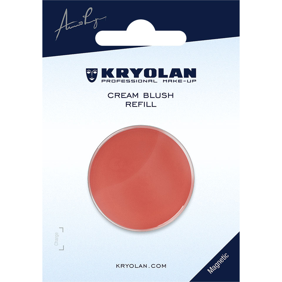 KRYOLAN Cream Blush Refill cinnamon_spice – cremige Textur, frische Farbe & natürlicher Glow, 2,5g, in Blisterkarte