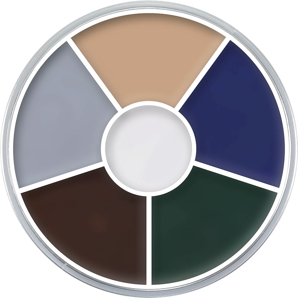 KRYOLAN Cream Color zombie – 6 cremige Farben für starke Effekte, 30g
