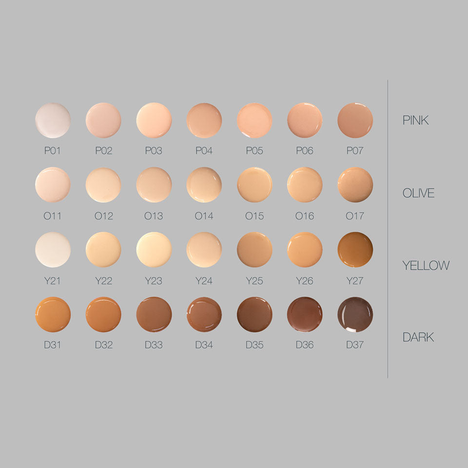 KRYOLAN Digital Complexion Cream Foundation – HD-taugliche, vegane Creme-Foundation, 12g, Farbübersicht