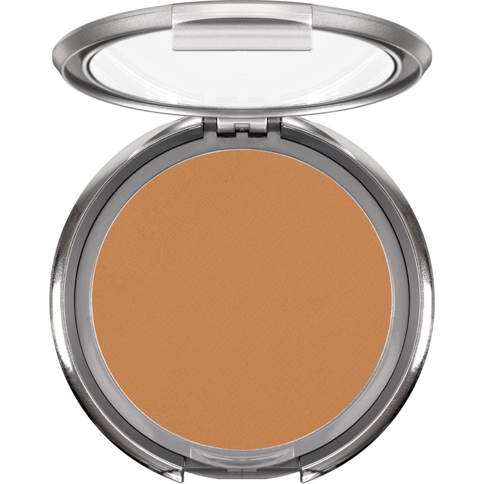 KRYOLAN Dual Finish OB1 – gepresste Puderfoundation, 10g, Spiegeldose offen