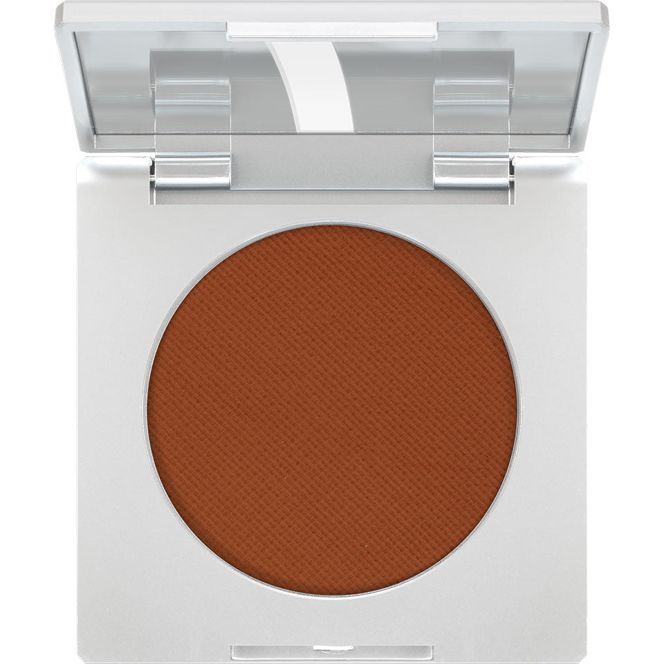 KRYOLAN Eye Shadow Matt cafe latte – hochpigmentierter Puderlidschatten, 2.5g, offen