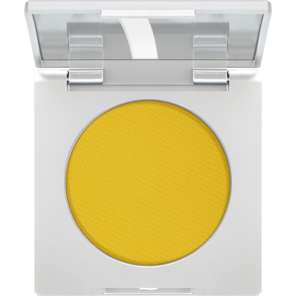 KRYOLAN Eye Shadow Matt lemon – hochpigmentierter Puderlidschatten, 2.5g, offen