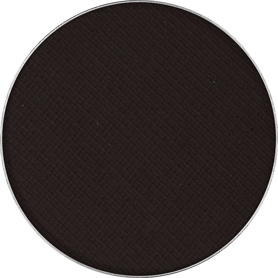 KRYOLAN Eye Shadow Matt Nachfüller black – ⌀ 36mm, magnetisch, 2.5g