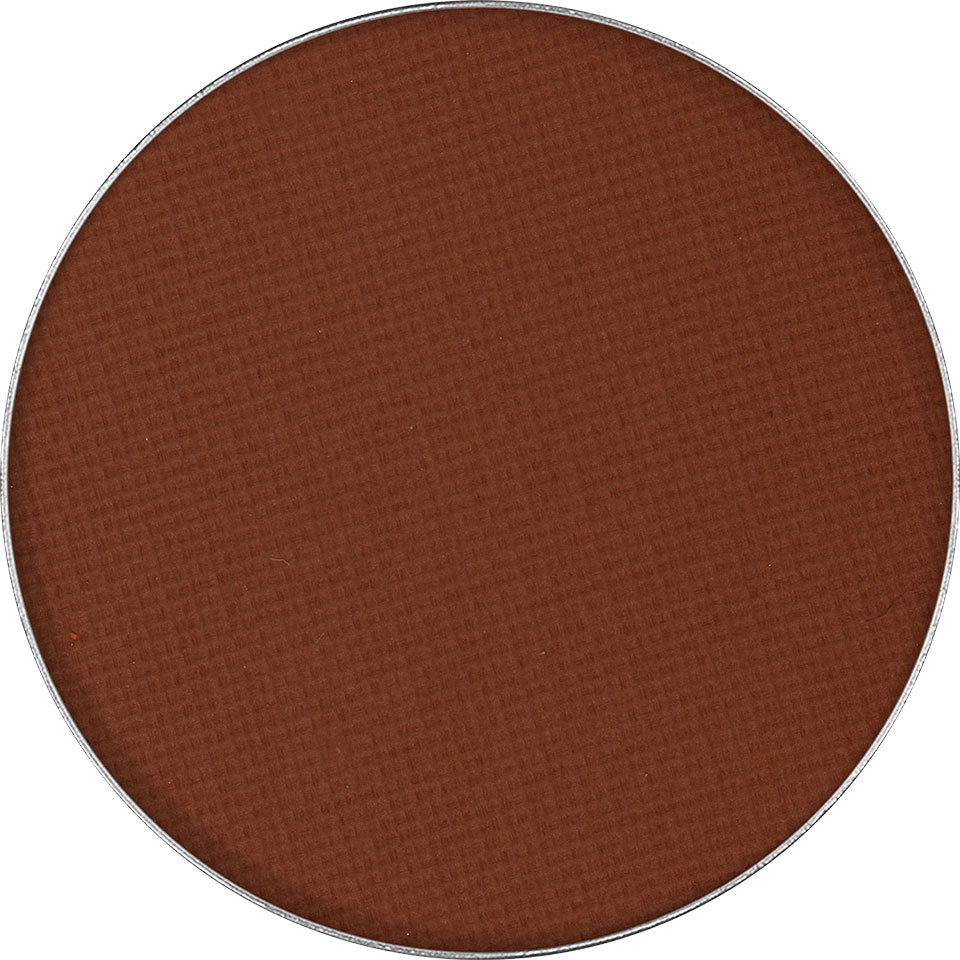 KRYOLAN Eye Shadow Matt Nachfüller dark brown – ⌀ 36mm, magnetisch, 2.5g