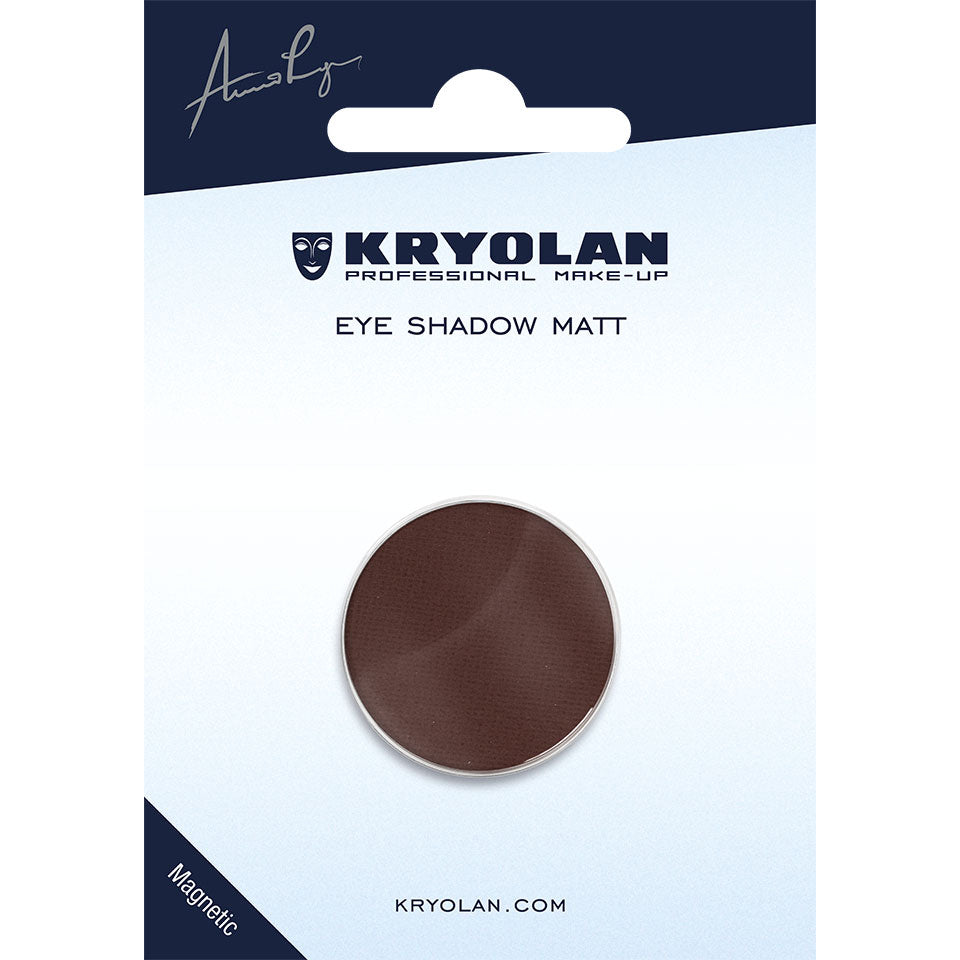 KRYOLAN Eye Shadow Matt Nachfüller deep cocoa – ⌀ 27mm, magnetisch, 1.5g