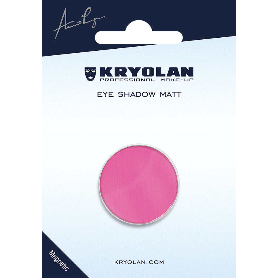 KRYOLAN Eye Shadow Matt Nachfüller hot pink – ⌀ 27mm, magnetisch, 1.5g