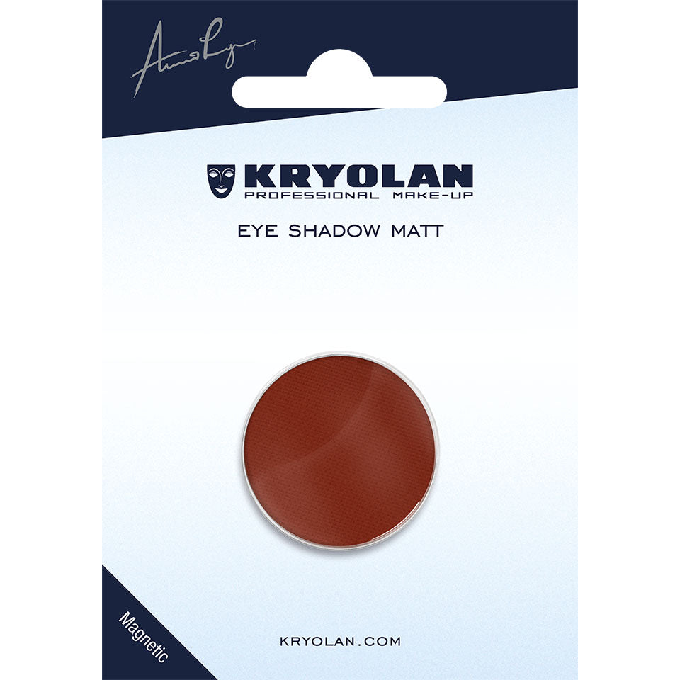 KRYOLAN Eye Shadow Matt Nachfüller mahogany – ⌀ 27mm, magnetisch, 1.5g