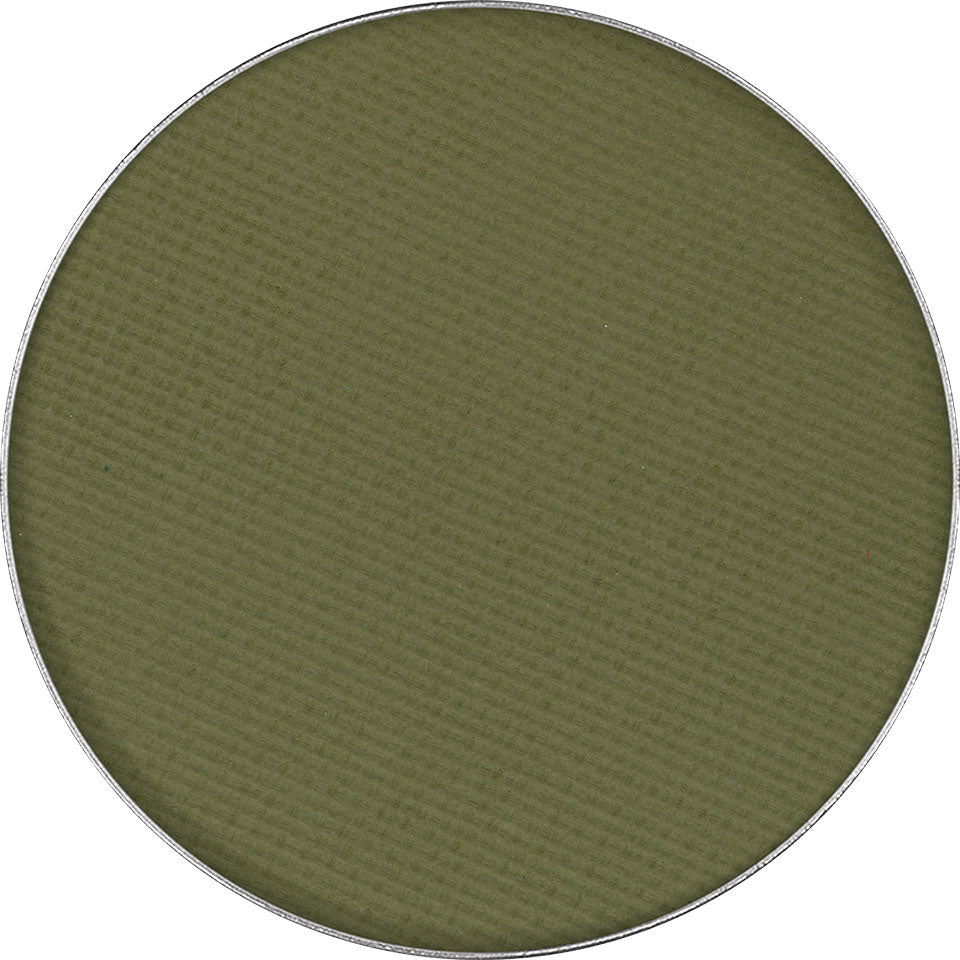 KRYOLAN Eye Shadow Matt Nachfüller olive – ⌀ 36mm, magnetisch, 2.5g