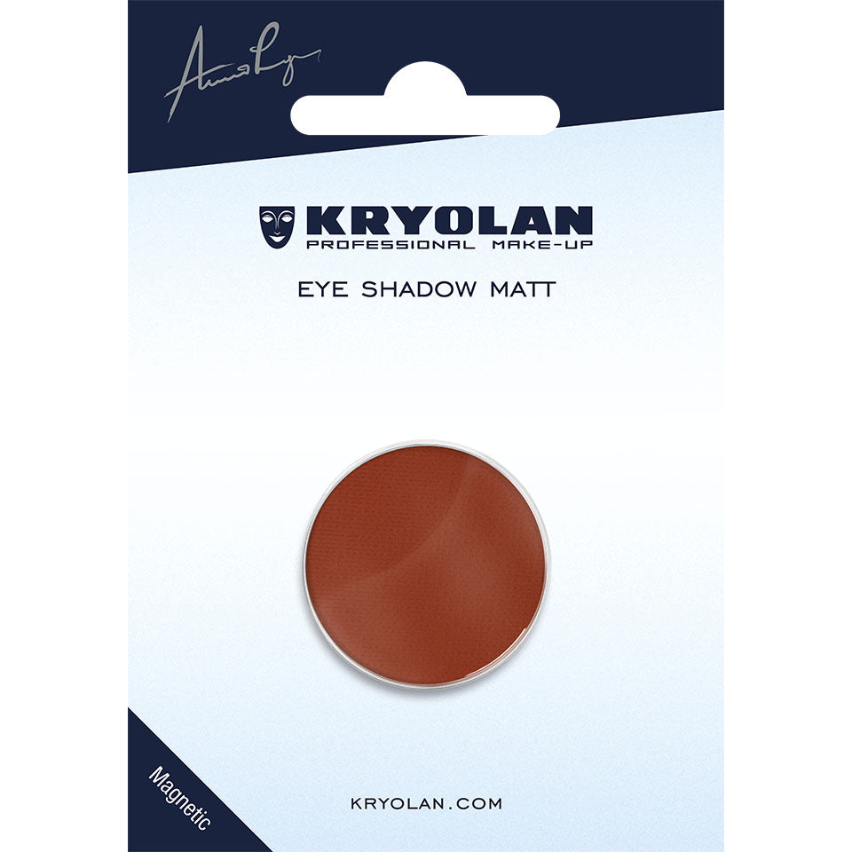 KRYOLAN Eye Shadow Matt Nachfüller shading brown – ⌀ 27mm, magnetisch, 1.5g