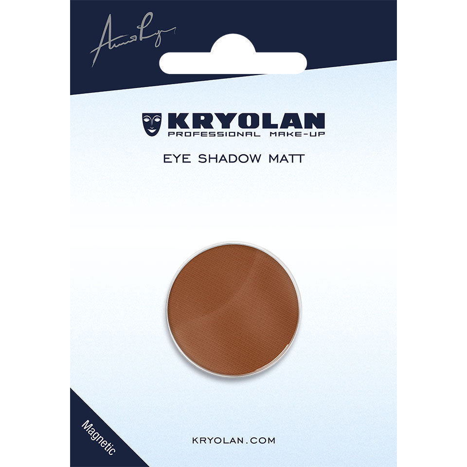 KRYOLAN Eye Shadow Matt Nachfüller TV brown – ⌀ 27mm, magnetisch, 1.5g