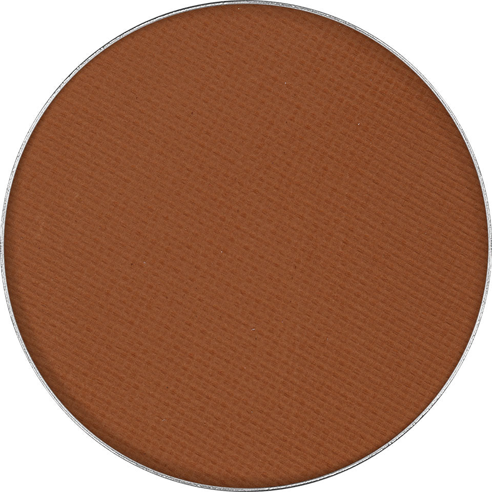 KRYOLAN Eye Shadow Matt Nachfüller TV brown – ⌀ 36mm, magnetisch, 2.5g