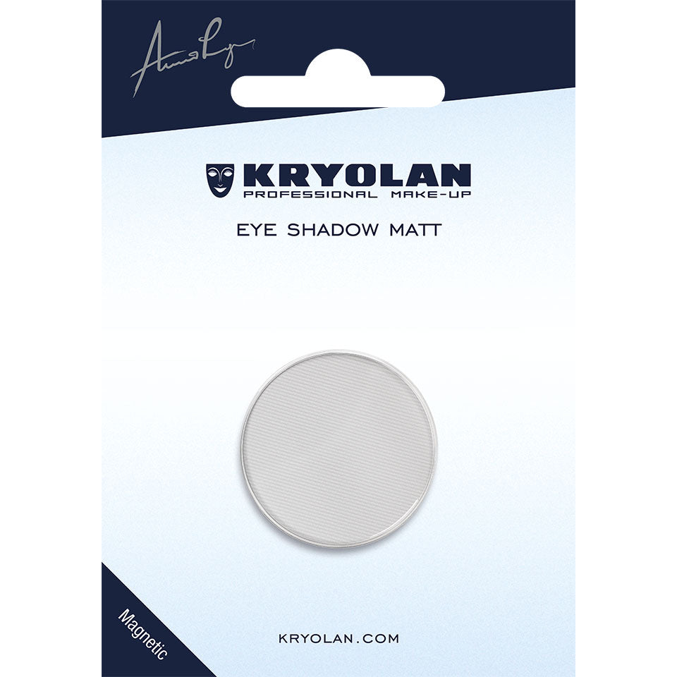 KRYOLAN Eye Shadow Matt Nachfüller white – ⌀ 27mm, magnetisch, 1.5g