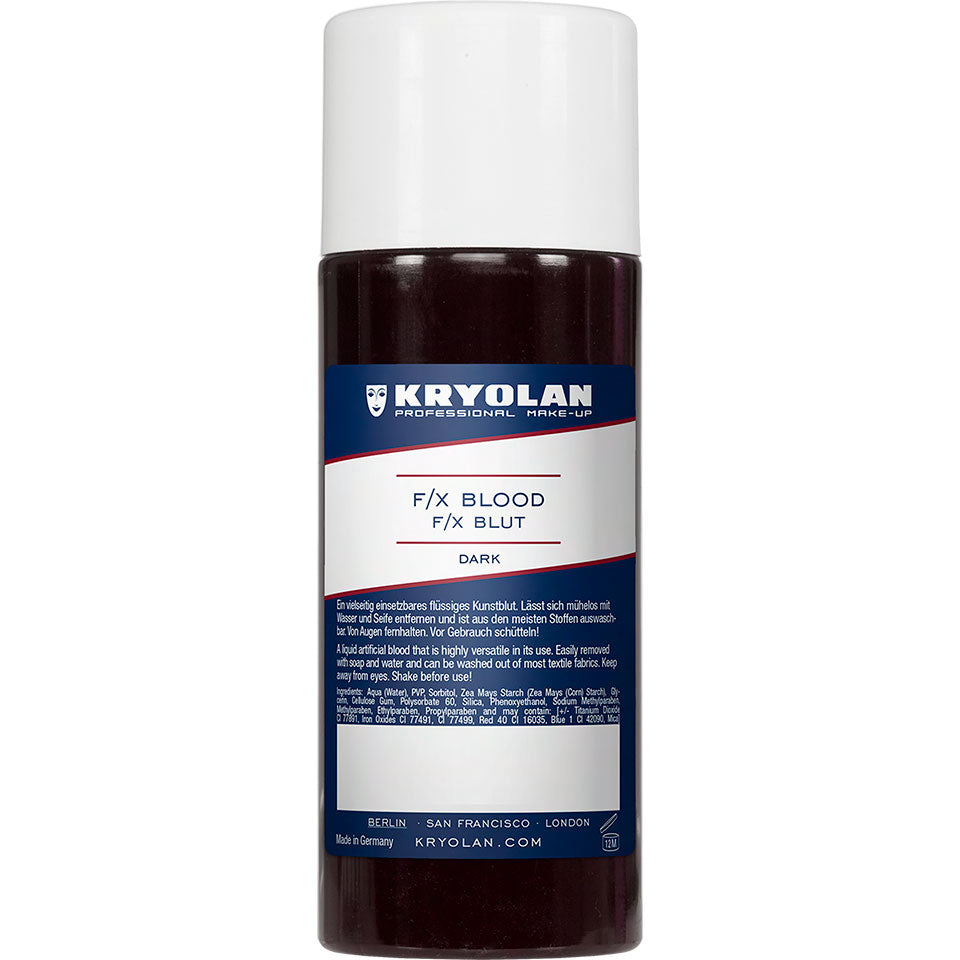 KRYOLAN F/X Blood - dark – wischfestes Kunstblut, 250ml