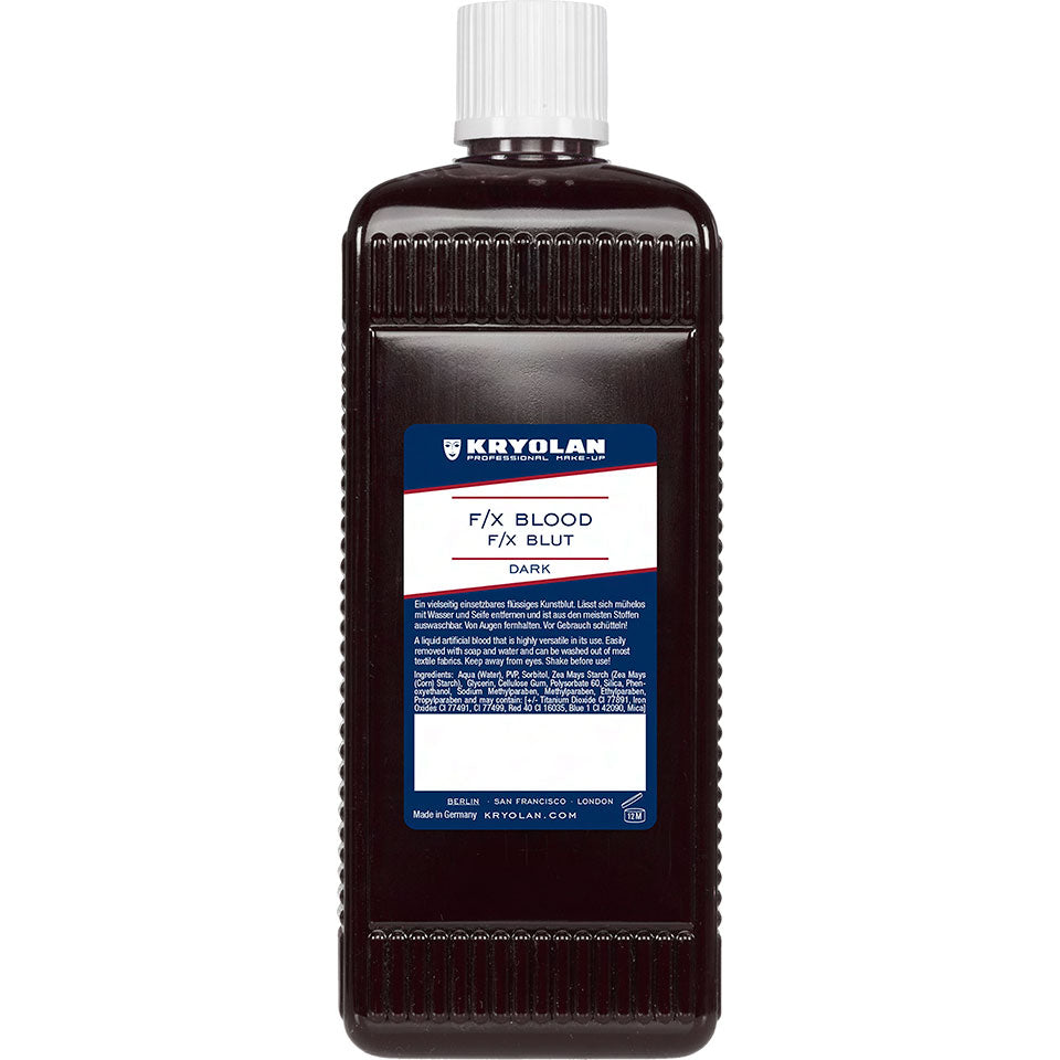 KRYOLAN F/X Blood - dark – wischfestes Kunstblut, 500ml
