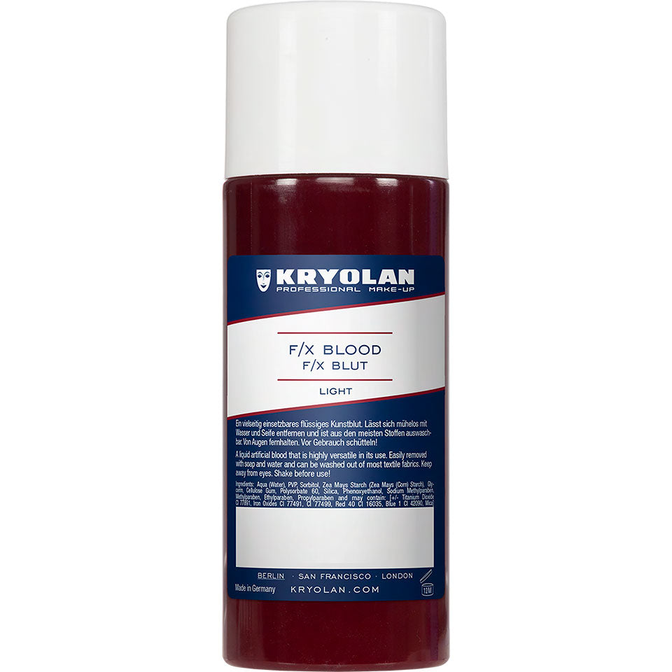 KRYOLAN F/X Blood - light – wischfestes Kunstblut, 250ml