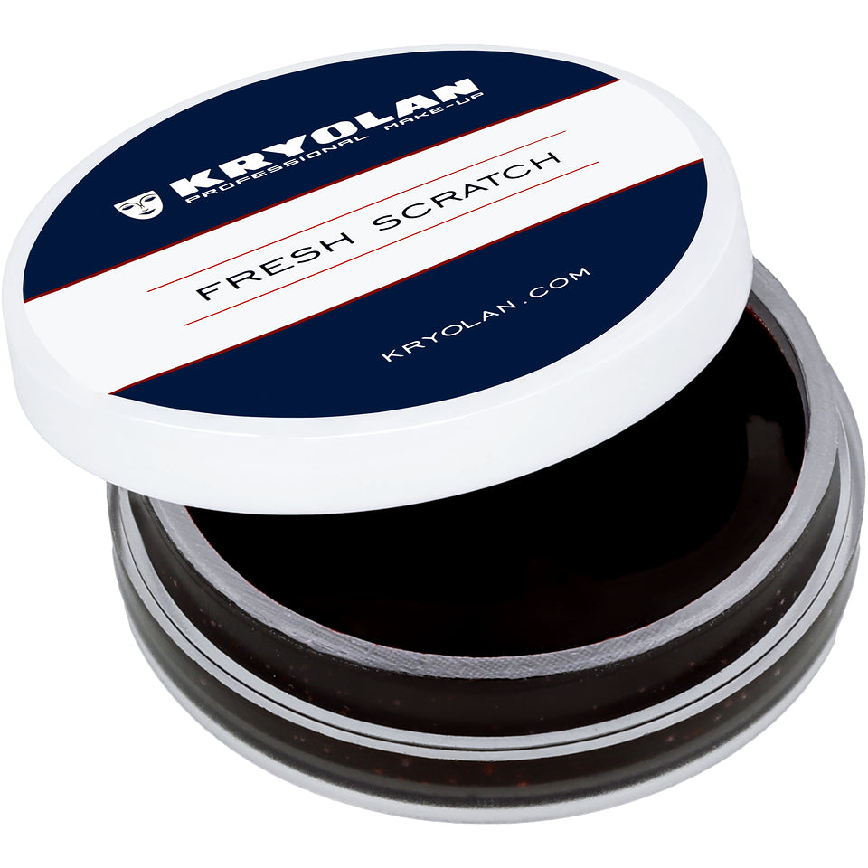 KRYOLAN Fresh Scratch dark – Kunstblut für Wundeffekte, 20ml, Dose offen mit Deckel