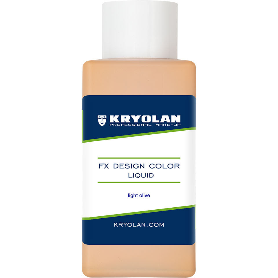 KRYOLAN FX Design Color Liquid light olive – Profi SFX Flüssigfarbe, 50ml