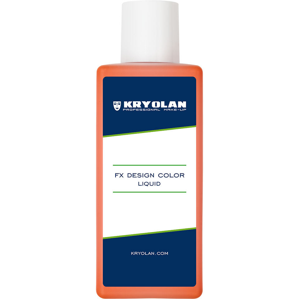 KRYOLAN FX Design Color Liquid orange – Profi SFX Flüssigfarbe, 200ml